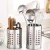 Feelava 2 Pack Stainless Steel Kitchen Utensil Holder for Organizing