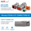 JRready ST6328-4 Pin Way Deutsch DT Series Connector 5 Kit,14-20