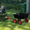 MERXENG 800 Lbs Heavy-Duty Poly Garden Dump Cart, Utility Dump