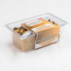 Valley Fudge, Vanilla with Peanut Butter Crisp Candy, Fresh Artisan Fudge, Real Butter, Gourmet Candy, Half Pound Package