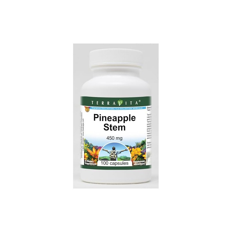 Pineapple Stem - 450 mg (100 Capsules, ZIN: 511929)