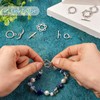 KISSITTY 54pcs Toggle Clasps Alloy Tibetan Style Flower Ring Heart