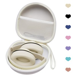 Funda para auriculares Beats/JBL/TOZO/BERIBES/KVIDIO inalámbrico Bluetooth con cancelación de ruido para auriculares – Funda protectora de viaje de carcasa dura, color caqui