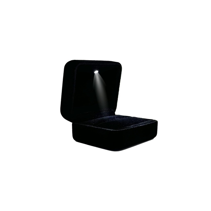 DELALO Ring Box with Light - Ring Box with LED