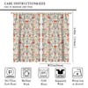 XBDDZSW - Cortinas bohemias de William Morris estilo retro, diseño