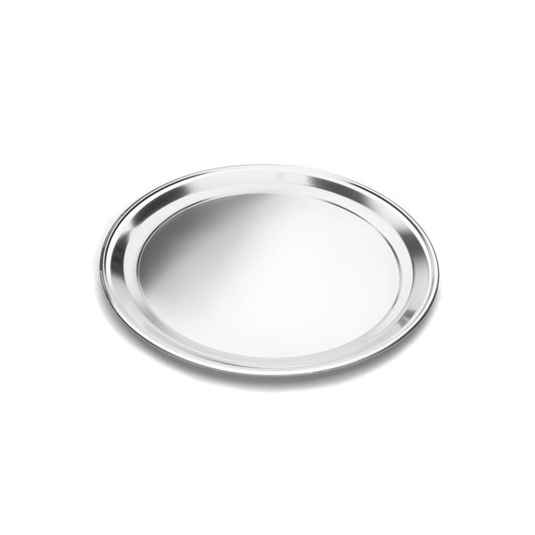 Fox Run 16" Pizza Pan, Stainless Steel, 16-Inch Round Tray, Silver (4497)