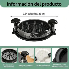 Triturador De Carne Manual Para Desmenuzar Pollo, Versátil