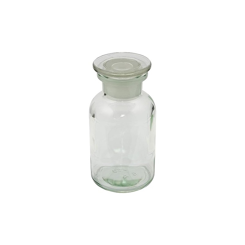 Azuwan 3-9175-03 Wide Mouth Reagent Bottle, White, 8.5 fl oz