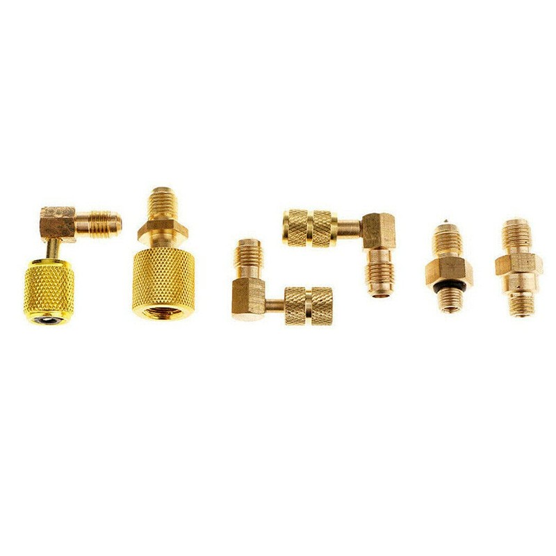 Riloer 8x A/C R12 R134A Air Conditioning Cooling Connection Adapter