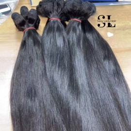 Indian Hair Extensions Unprocessed Human Hair Straight Natural Body Wave Silky Burmese Curly Extension Raw Cambodian Hair Vendorcolor: natural wave 1 piece, Stretched Length: 14 Inches