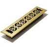 Decor Grates SPH214 Floor Register, 2x14, Bright Brass Finish