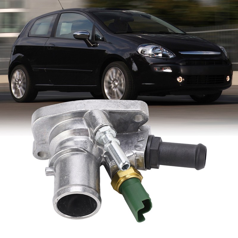 Coolant Thermostat 55194029 Replacement for FIAT 500 BRAVO II DOBLO