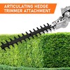 VIYUKI 16 in. Articulating Hedge Trimmer Attachment Universal