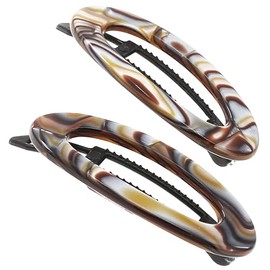 Camila Paris CP3367 - Pinzas para el pelo francés, hechas a mano, ónix, clip deslizante lateral, accesorios para el cabello para mujer. Agarre antideslizante resistente a la moda, duradero y con estilo, fabricado en Francia