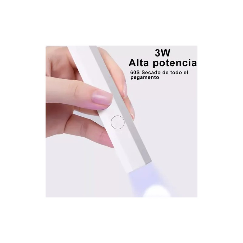 Lampara Uñas Led Uv Profesional Mini Secador De Portátil
