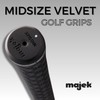 1 pc - Tour Pro Soft Black Midsize Golf Grip