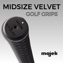 1 pc - Tour Pro Soft Black Midsize Golf Grip