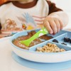 Munchkin Stay Put Divided Plates, Kids Divided Plate Set, Baby