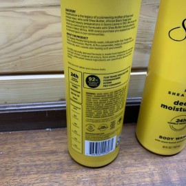 Shea Moisture 2X SHEA MOISTURE Raw Shea Butter Deeply Moisturizing body wash 18 fl oz. each