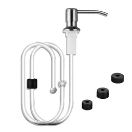 Naisfei Soap Dispenser for Kitchen Sink, Dish Lotion Bathroom Dispenser Countertop Soap Dispenser Pump Built in Soap Dispenser with 1 M Extension Tube Kit, Soap Dispenser for Kitchen Sink