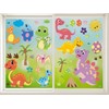 CCINEE 85 PCS Dinosaur Window Cling Decals for Kids,Assorted Cute