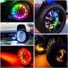 KEEPDSGN 4PCS 15" RGB LED Wheel Ring Lights Chasing Rim