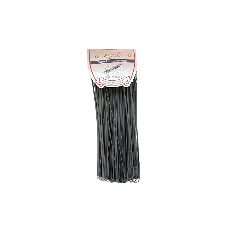Sbiroli Flavored Linguine (Squid Ink, 4 pack)