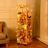 CroBlissful Stuffed Animal Zoo Storage with USB Star String Lights