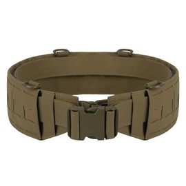 BOMTURN Tactical Molle Belt Military Duty Belt,w/Hook Lining Nylon Quick Release Rigger Belts for Police Law Enforcement