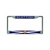 DIGIART SCOTLAND SCOTTISH FLAG The Saltire Chrome Metal Car License