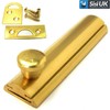 Solid Brass Slide Door Bolts 63mm/ 2.5 Inch Flat Bolt