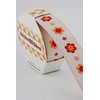 Cinta tejida jacquard – Autoadhesiva, 0.8 x 1.3 yardas, despegar
