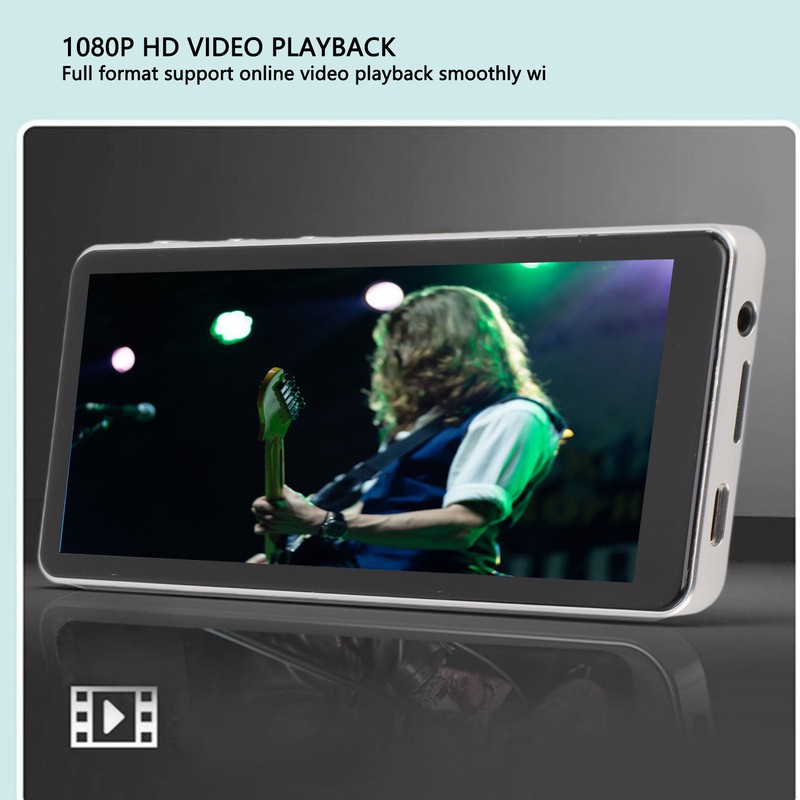 MP4 Player with Bluetooth and WiFi 4 Inch HD Full