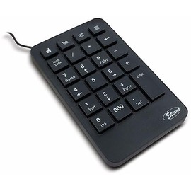 Inter-Tech USB Keypad KB-120 with 23 Keys Black