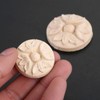 MUXSAM 10Pcs 3cm Wood Carved Applique Onlay for Decoration Furniture