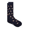 PS Paul Smith Men's Bulldog Socks, Blue, One Size