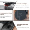 LP&No.1 Record Player with Stereo Speakers, 3-Speed Belt-Drive Turntable for