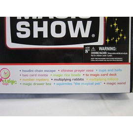 Nowstalgic Toys Marshall Brodien's TV Magic Show Set- Magic Cards, Tricks, Squirmles, Plus More!