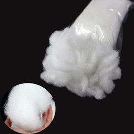 Tkocisa 500g Christmas Fake Snow Artificial Snow, Fiber Fluffy Snow Fake Snow Decoration Indoor Snow Blanket Fake Clouds for Winter Mantle Village, Nativity and Christmas Decoration