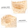 Mobestech 5pcs Woven Flower and Fruit Baskets Sundry Storage Baskets