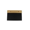Brunswick Bakers Stainless Steel Dough Scraper with Wooden Handle, Black