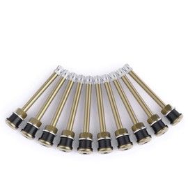 CKAuto TR572 Brass Commercial 3-3/4 Valve Stems for Rim Φ.625" (10 Pack)