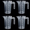 Yaunming Set of 4 Measuring Cups 250 ml, Mixing Cups,