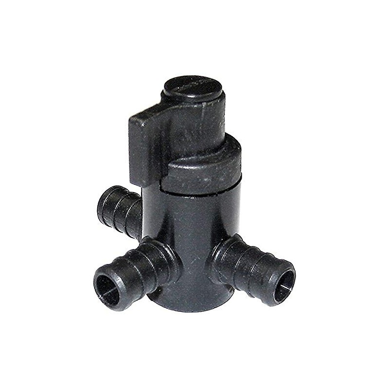 Elkhart 28910 3-Way by-Pass Crimp Valve , Black