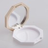 AIXXCUVQ Compact Cosmetic Container for Face Powder Makeup Blusher Plastic