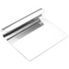 1 Pcs Stainless Steel Pastry Scraper, Metal Dough Scraper Bench