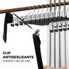 KIKIGOAL 10Pcs Perchas para Pantalones con Clip, Clip Pantalones Antideslizantes