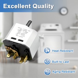 SDRZJX Dryer Push to Start Switch Dryer Door Switch Compatible with Whirlpool Replace#: WP3398095 3398095