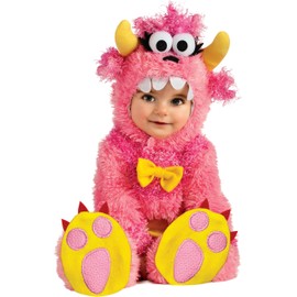 Rubie's Disfraz de Arca de Noé Pinky Winky Monster Mameluco, Rosado, 6-12 Meses