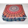 Mandala Barmeri Large Floor Pillow Cover Cushion Meditation Seating Ottoman